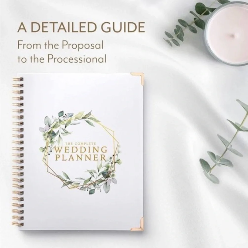 Wedding Planner Organizer | Engagement Diary Gift Book | Bride To Be Countdown
